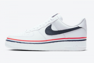 CJ1377 100 Nike Air Force 1 Low Sporty USA Themed Ribbons 2020 For Sale 300x201