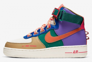 CQ4810 046 Nike Air Force 1 High Utility Force is Female Multi Color 2019 For Sale 300x201