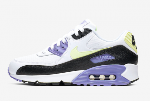 325213 142 Nike Air Max 90 WMNS White Barely Volt Black 2019 For Sale 300x201
