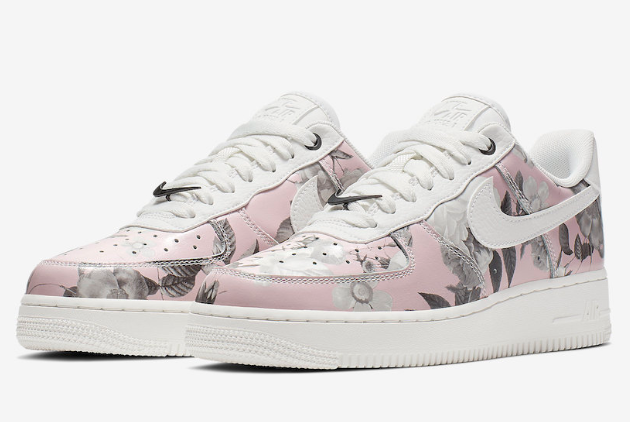 nike air force 1 low floral white