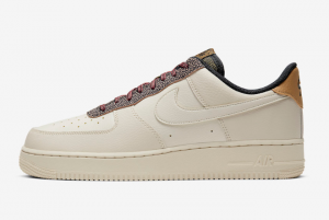CK4363 200 Nike Air Force 1 Low Fossil Wheat Shimmer 2019 For Sale 300x201