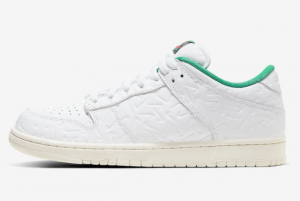 CU3846 100 Ben G x Nike SB Dunk Low White Lucid Green Sail 2019 For Sale 300x201