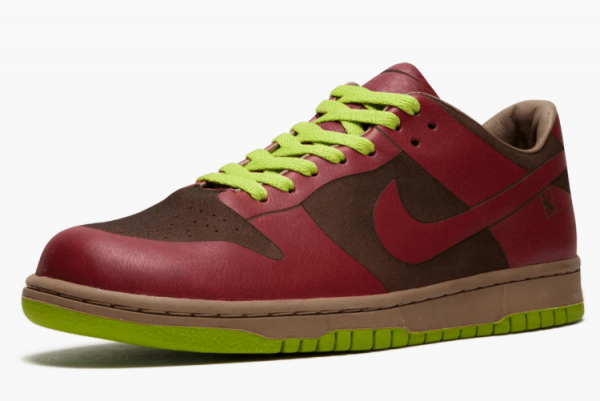 311611 661 Nike Dunk Low 1 Piece Laser Varsity Red Chartreuse 2005 For Sale 1 600x401