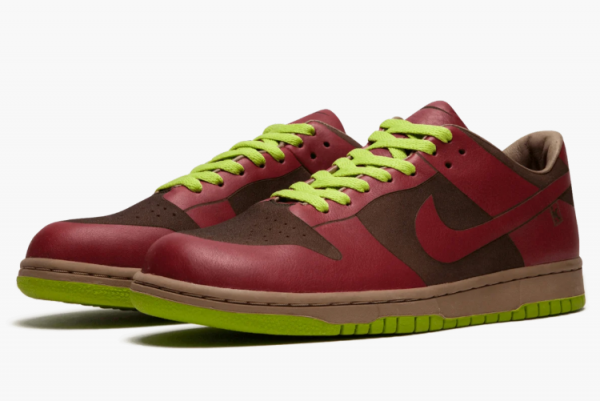 311611 661 Nike Dunk Low 1 Piece Laser Varsity Red Chartreuse 2005 For Sale 2 600x401