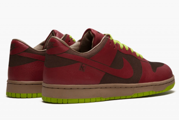 311611 661 Nike Dunk Low 1 Piece Laser Varsity Red Chartreuse 2005 For Sale 3 600x401