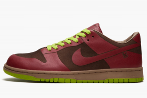 311611 661 Nike Dunk Low 1 Piece Laser Varsity Red Chartreuse 2005 For Sale 300x200