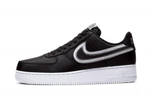 CD0886 001 Nike Air Force 1 Low Reverse Stitch Black 2020 For Sale 300x201