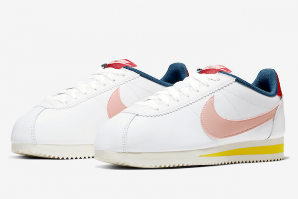 807471 114 Nike Cortez Summit White Gym Red Chrome Yellow Coral Stardust 2020 For Sale 2 600x402