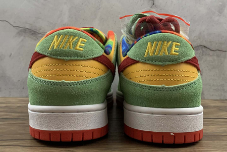 CU1727 600 Nike SB Dunk Low Light Green Yellow Red 2020 For Sale 3