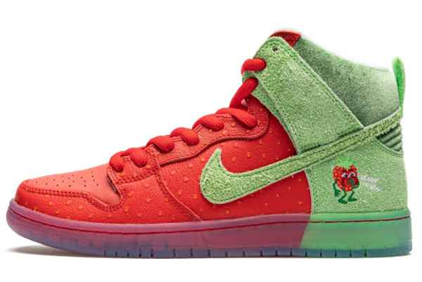 554724 129 Nike SB Dunk High Strawberry Cough 2020 For Sale 600x401