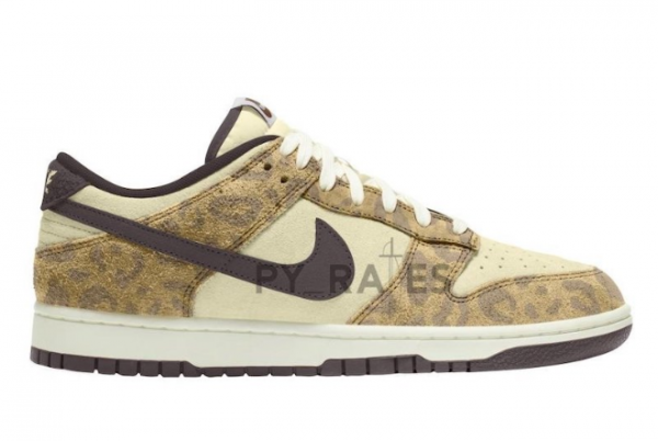 Latest Nike Dunk Low PRM Animal Beach Baroque Brown 2021 For Sale 600x402