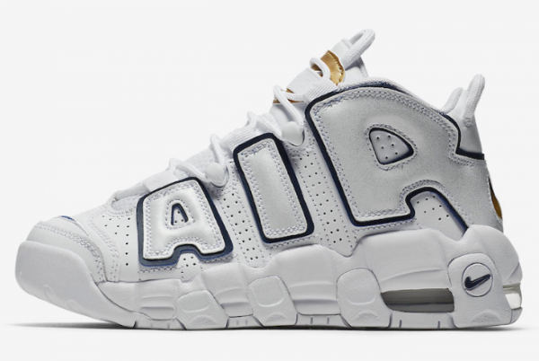 415082 109 Nike Air More Uptempo White Midnight Navy 2018 For Sale 600x402