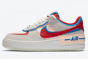 CU8591 100 Nike Air Force 1 Shadow Sail University Red Photo Blue 2020 For Sale 300x201