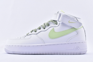 366731 910 Nike Air Force 1 07 Mid White Green 2020 For Sale 300x201