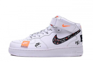 BQ6474 100 Nike Air Force 1 Mid Just Do It White 2020 For Sale 300x201