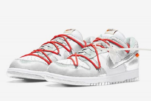 Off White x Nike Dunk Low White 2020 For Sale 300x201