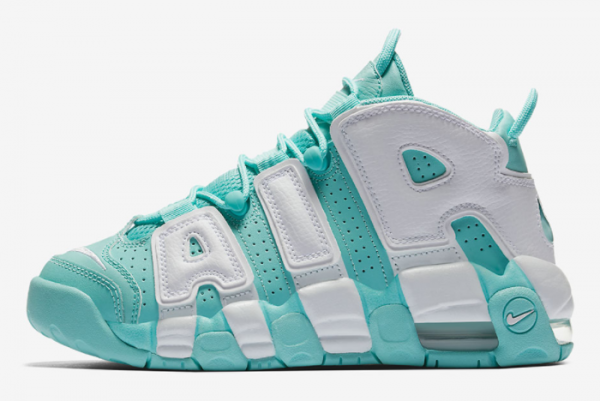 415082 300 Nike Air More Uptempo GS Island Green 2017 For Sale 600x401