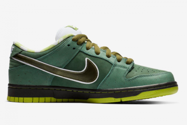 BV1310 337 Concepts x Nike SB Dunk Low Green Lobster 2018 For Sale 1 600x402