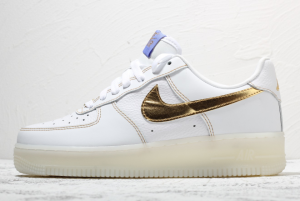 CJ1686 130 Nike Air Force 1 LV8 3 Low White Gold 2020 For Sale 300x201