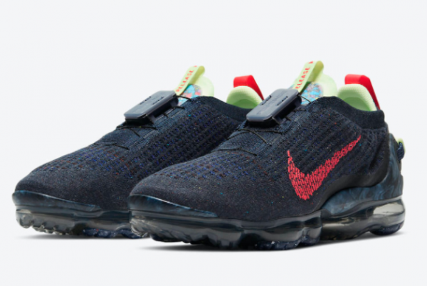 CW1765 400 Nike Air VaporMax 2020 Obsidian Siren Red Barely Volt For Sale 2 600x402