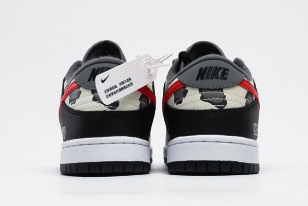 CU1727 006 Nike SB Dunk Low Black Red Cow 2020 For Sale 2 600x401
