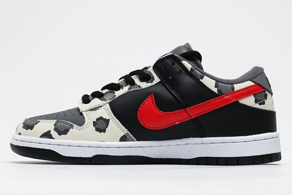 CU1727 006 Nike SB Dunk Low Black Red Cow 2020 For Sale 600x401