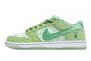 StrangeLove x Nike Lee SB Dunk Low Valentines Day Green 2020 For Sale 300x201