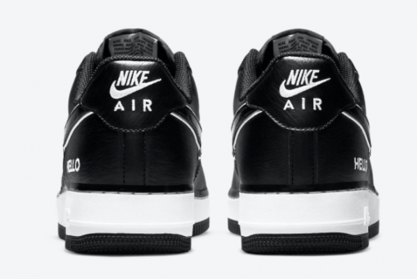 Buy New Nike Air Force 1 Low Hello Black/White Shoes CZ0327-001-2
