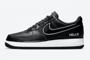 Buy New Nike Air Force 1 Low Hello Black/White Shoes CZ0327-001