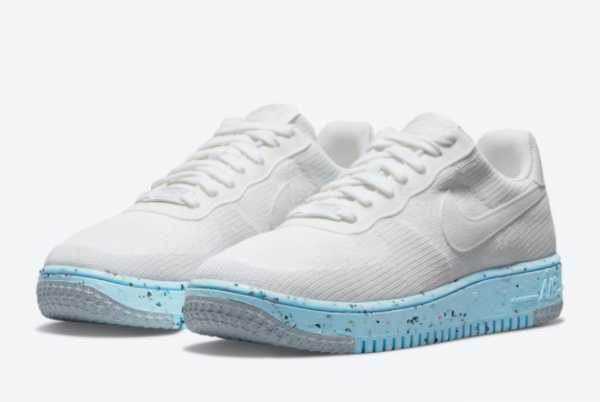 2021 Cheap Nike Air Force 1 Crater Flyknit All-White DC7273-100 For Sale Online-3