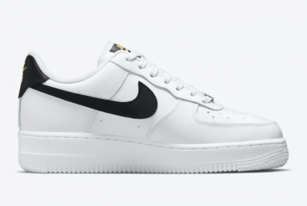 2021 New Arrival Nike Air Force 1 Low White Black Gold CZ0270-102-1