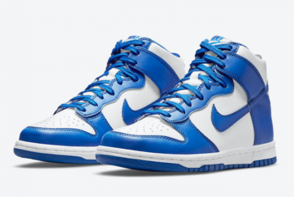 2021 New Arrival Nike Dunk High Game Royal DD1399-102-3