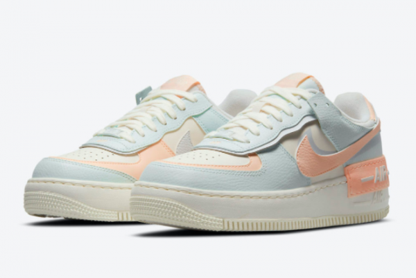 2021 Nike Air Force 1 Shadow Sail/Barely Green-Crimson Tint CU8591-104 For Sale-1