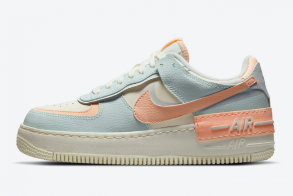 2021 Nike Air Force 1 Shadow Sail/Barely Green-Crimson Tint CU8591-104 For Sale
