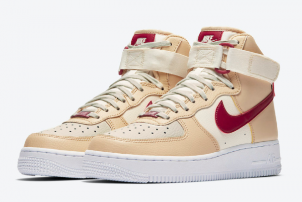 2021 Women’s Nike Air Force 1 High Noble Red 334031-200 Hot Sale-1