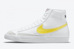 Cheap Nike Blazer Mid Yellow Swoosh DJ3050-101