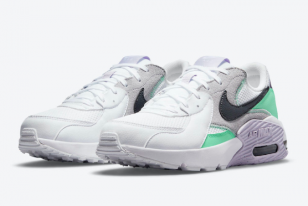 New Nike Air Max Excee White Green Purple CD5432-113 Sale-1