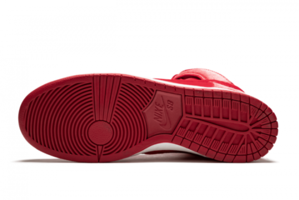 Nike SB Dunk High Premium Red Velvet 313171-661 For Sale-1