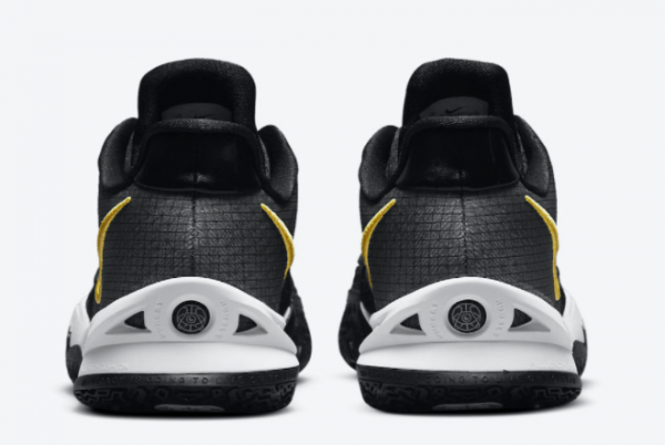 2021 Latest Nike Kyrie Low 4 Black/Yellow-White CZ0105-001-2