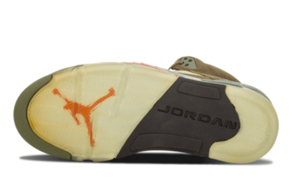 2021 New Air Jordan 5 Retro LS Olive 314259-381 On Sale-1