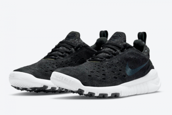 2021 New Release Nike Free Run Trail Black/Anthracite-White CW5814-001-1
