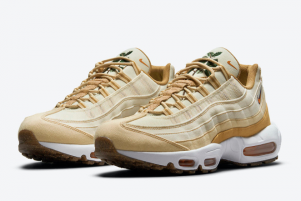 2021 Release Nike Air Max 95 Cork Plant Wheat DC3991-100 Shoes-3