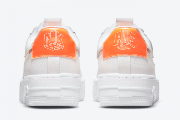 Best Sell Nike Wmns Air Force 1 Pixel White Orange Shoes DM3036-100-2