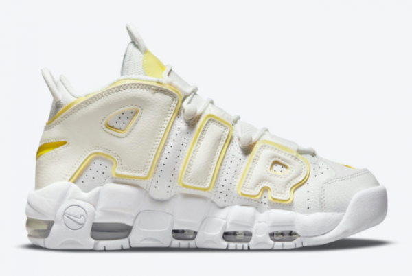 Fashion Nike Air More Uptempo Light Citron White Yellow DM3035-100 Outlet Shoes-1