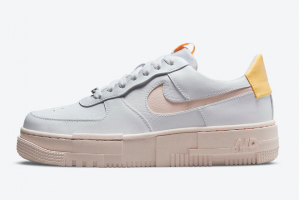 Latest Nike Air Force 1 Pixel Arctic Orange Lifestyle Shoes DM3054-100