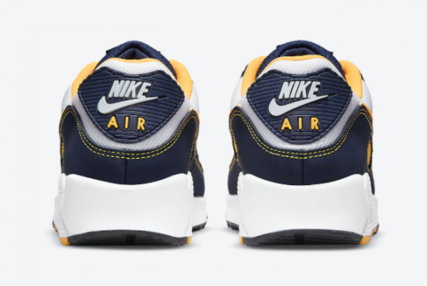 Latest Nike Air Max 90 Michigan DC9845-101 Running Shoes-2