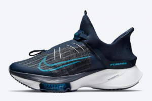 New Nike Air Zoom Tempo NEXT% FlyEase Propaganda Navy Men's Sneakers CV1889-401