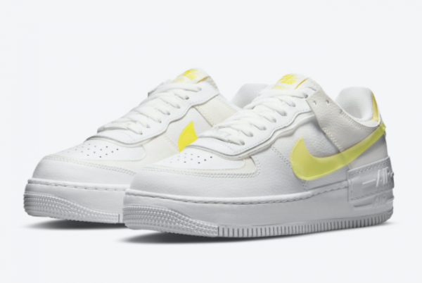 New Sale Nike Air Force 1 Shadow White Yellow DM3034-100 Shoes-1