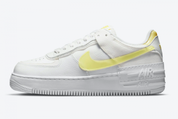 New Sale Nike Air Force 1 Shadow White Yellow DM3034-100 Shoes