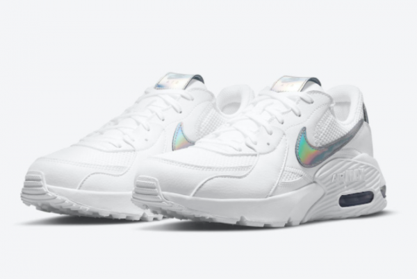 New Style Nike Air Max Excee White Iridescent Shoes DJ6001-100-1